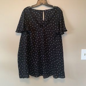 Torrid blouse with sailboats